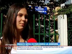 Scandal în învăţământ! Evaluarea Naţională va fi notată în Instanţă