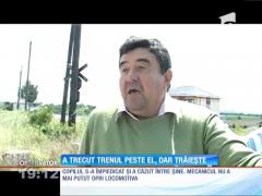 ŞOCANT! Un copil a supravieţuit miraculos, după ce locomotiva unui tren a trecut peste el