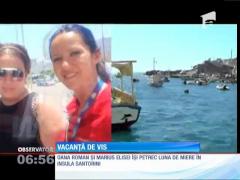 Oana Roman şi Marius Elisei, vacanţă de vis