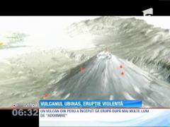 Vulcanul Ubinas pune în alertă autorităţile din Peru