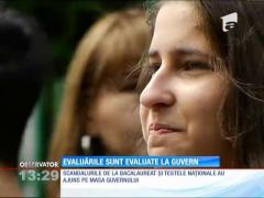 Scandalurile de la Bacalaureat şi Testele Naţionale sunt evaluate la Guvern