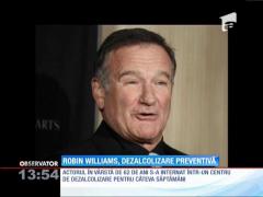 Robin Williams se întoarce la dezalcolizare