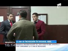 Bărbatul acuzat de uciderea lui Abel Apostol, condamnat la 13 ani de închisoare