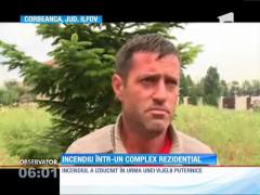 Incendiu violent la Corbeanca!