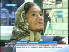 Un bărbat s-a aruncat în faţa unei garnituri în staţia de metrou Piaţa Sudului