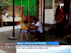 Copilul salvat din fântână a ajuns acasă!