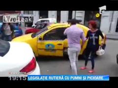 Scandal și bătaie în trafic