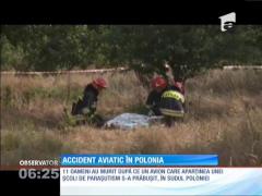 ACCIDENT aviatic în Polonia: 11 oameni au murit