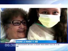 Eroină la numai 11 ani! O fetiţă din SUA şi-a salvat bunica de la moarte