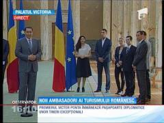 Turismul românesc promovat de emblemele țării!