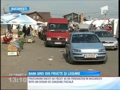 Suspecţi de evaziune fiscală! Au făcut bani grei din fructe şi legume