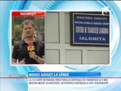 Audieri la Centrului de Transfuzii din Slobozia