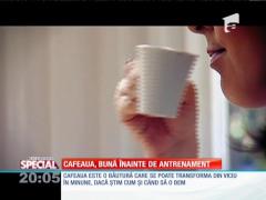 Cafeaua, bună înainte de antrenament