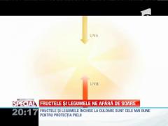 Special! Fructele și legumele te apără de soare