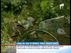 Își trăiește copilăria mai rău ca animalele, într-o casă care seamănă cu un grajd