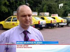 Bucureşti: Un pieton și un taximetrist s-au luat la bătaie