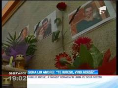 TRAGEDIE! Sora lui Andrei Anghel: "Te iubesc, vino acasă"