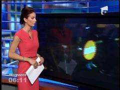 Impact violent cu mașina de poliție, într-o intersecţie din Râşnov