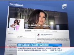 Oana Zăvoranu a postat pe Facebook un mesaj care lasă loc de interpretări