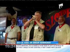 Cea mai reuşită sosie a scriitorului Ernest Hemingway