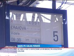 GARA DE NORD: Întârzieri de sute de minute la trenuri