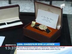 Luxul Ceauşeştilor, scos la licitaţie