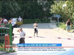 Unitatea de urgenţe stomatologice de la Spitalul Sfântul Ioan a fost desfiinţată