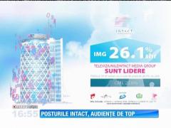 Posturile Intact, audiențe de top