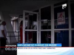 Patru fraţi ținuți în condiții inumane au fost luați de asistenții sociali