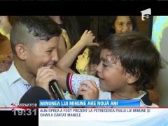 Fiul lui Adrian Minune a împlint 9 ani!