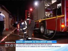 Mai multe familii din Capitală au rămas sub cerul liber în urma unui incendiu