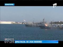 Spectacol de Ziua Marinei rusești și ucrainiene