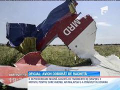 Oficial: Avionul Air Malaysia a fost doborât de o rachetă