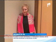 Cristian Boureanu a plecat în vacanță cu fiica sa