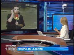 Inundaţiile fac prăpăd la Novaci