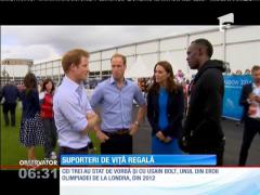 William și Harry au participat la Jocurile Commonwealth-ului