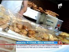 Mâncatul pe stradă, obicei nesănătos