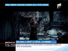 Orlando Bloom a sărit la gâtul lui Justin Bieber