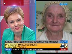 Umilită, "bătrânica-infractoare" nu-şi pierde simţul umorului: "Dacă aveam 1000 de euro mă MĂRITAM!"