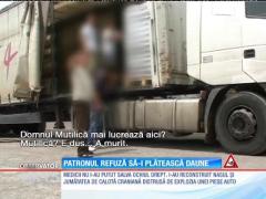 Patronul refuză să-i plătească daune