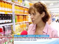 Sucurile light dăunează grav creierului!