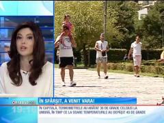 O arşiţă cumplită a pus stăpânire peste România. Au fost peste 43 de grade Celsius la soare!