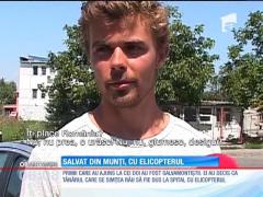 Olandez salvat din munți, cu elicopterul