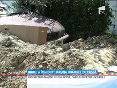 Dorel apare în fiecare zi! Au acoperit o mașină în cartoane