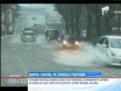 Super Taifun în Coreea de Sud