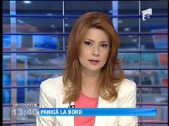 Panică la bordul unei aeronave, urmare a unei farse pusă la cale de un pasager