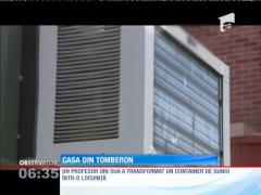 Un profesor din Texas s-a mutat într-un tomberon