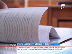 Plătește pentru eroarea funcționarilor
