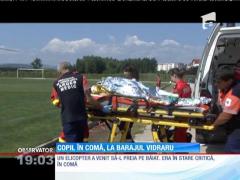 Copil în comă, la barajul Vidraru