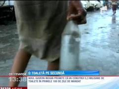 Noul Guvern al Indiei vrea să construiască peste cinci milioane de toalete